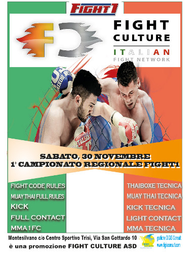 Primo campionato regionale fight1 abruzzo